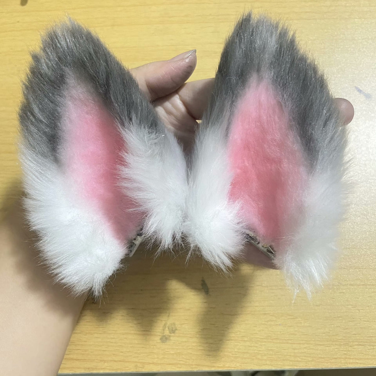 Faux Fur-Fuchs-Cosplay-Ohren Paar