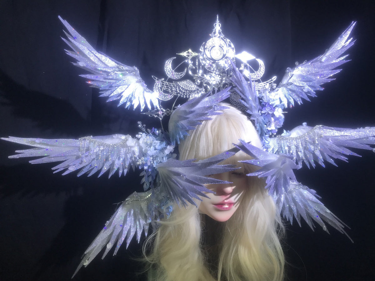 Handmade Genshin Columbina Moon Goddess Headpiece