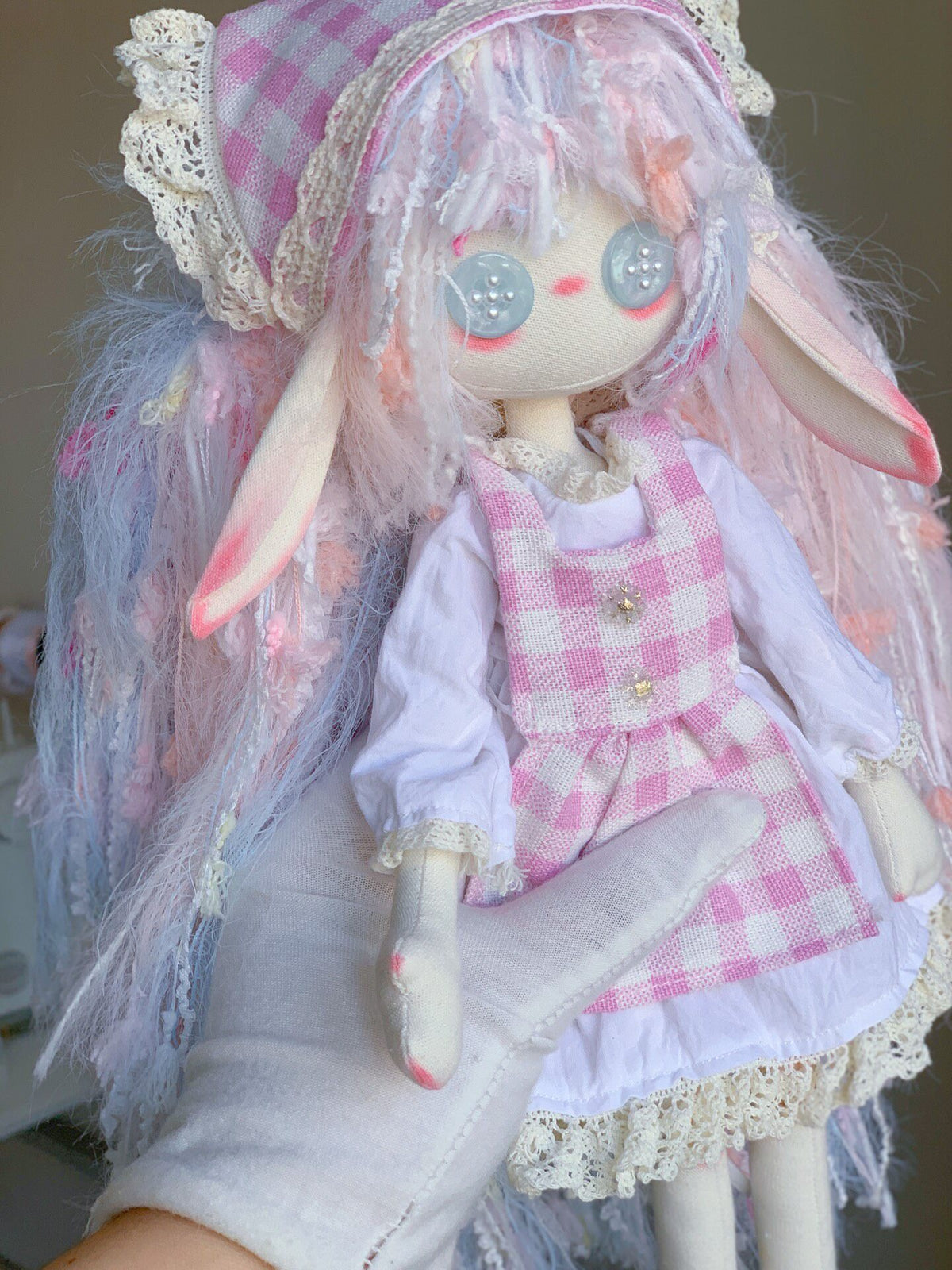 Handmade 32cm Rabbit Plush Doll