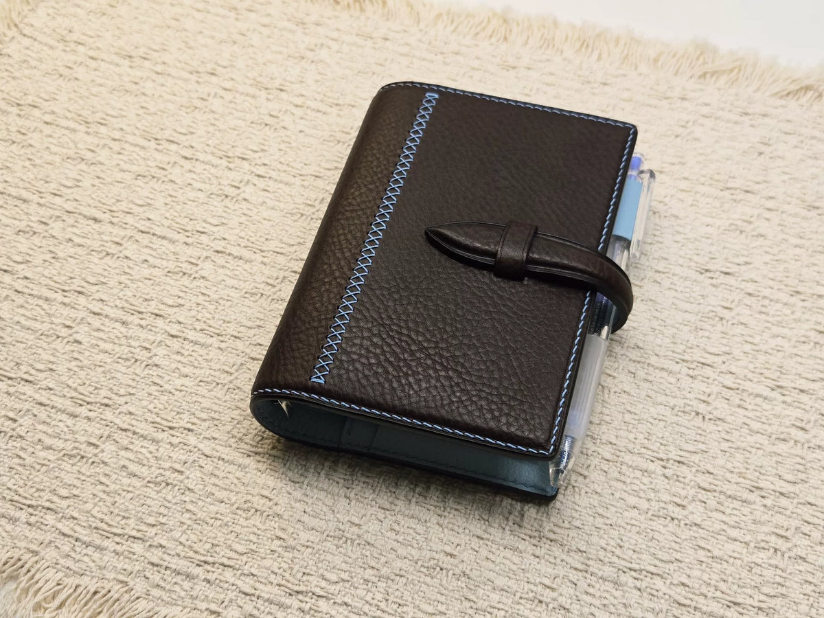 A7 Leather Planner with 20 Ring Binder