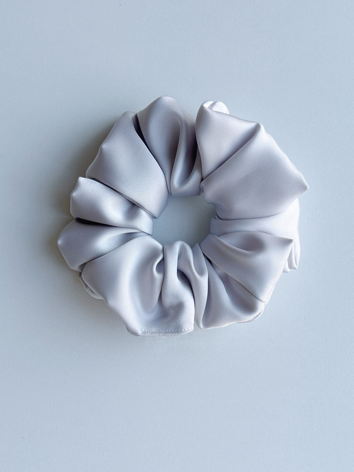 Light Grey Acetate Scrunchie