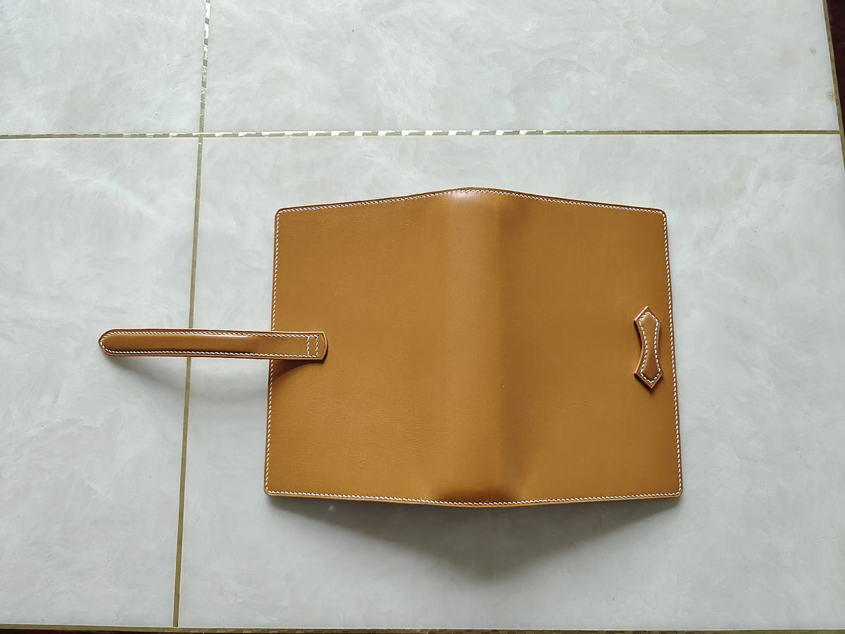 A6 Leather Binder with Six Ring Mechanism