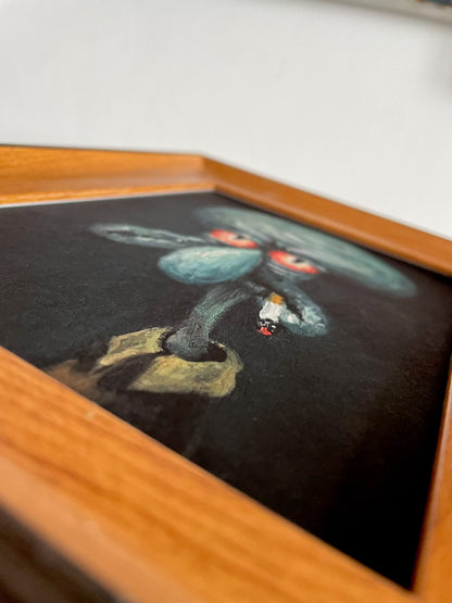 Limited Edition Framed Squidward Print, 13x17cm, 1/20