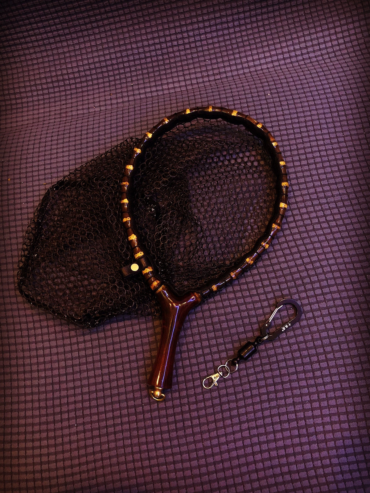 Purple Bamboo Stream Landing Net