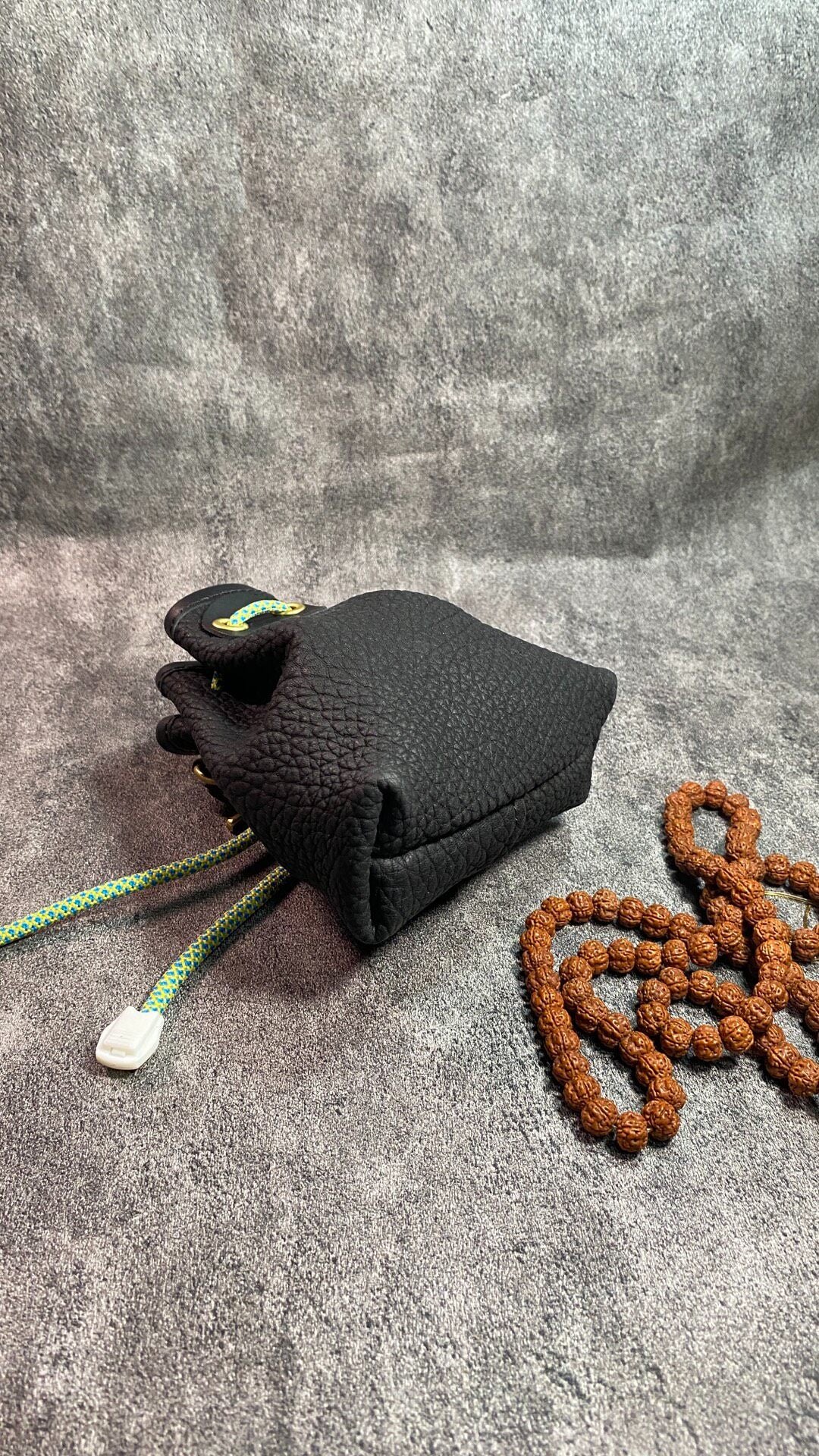 Handcrafted Leather Storage Pouch Wild Cowhide