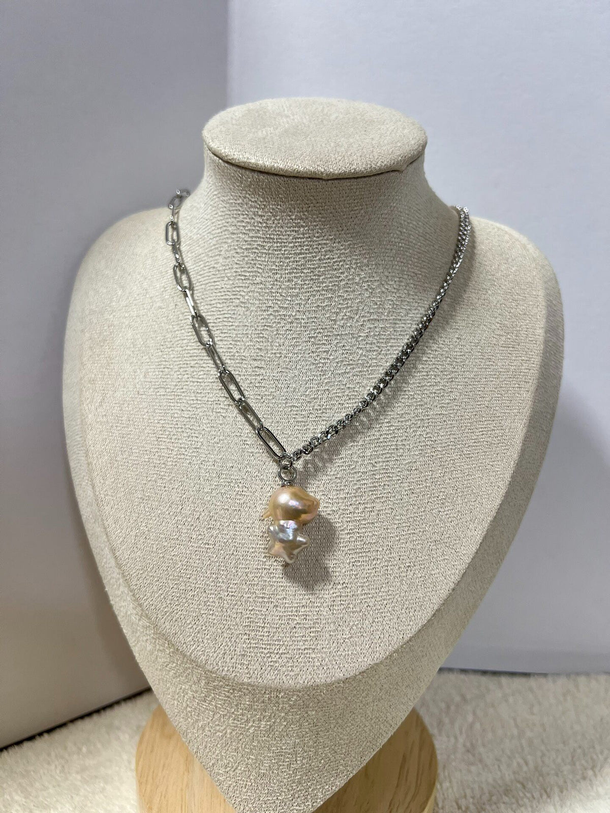 Star Pendant Dual Chain Necklace