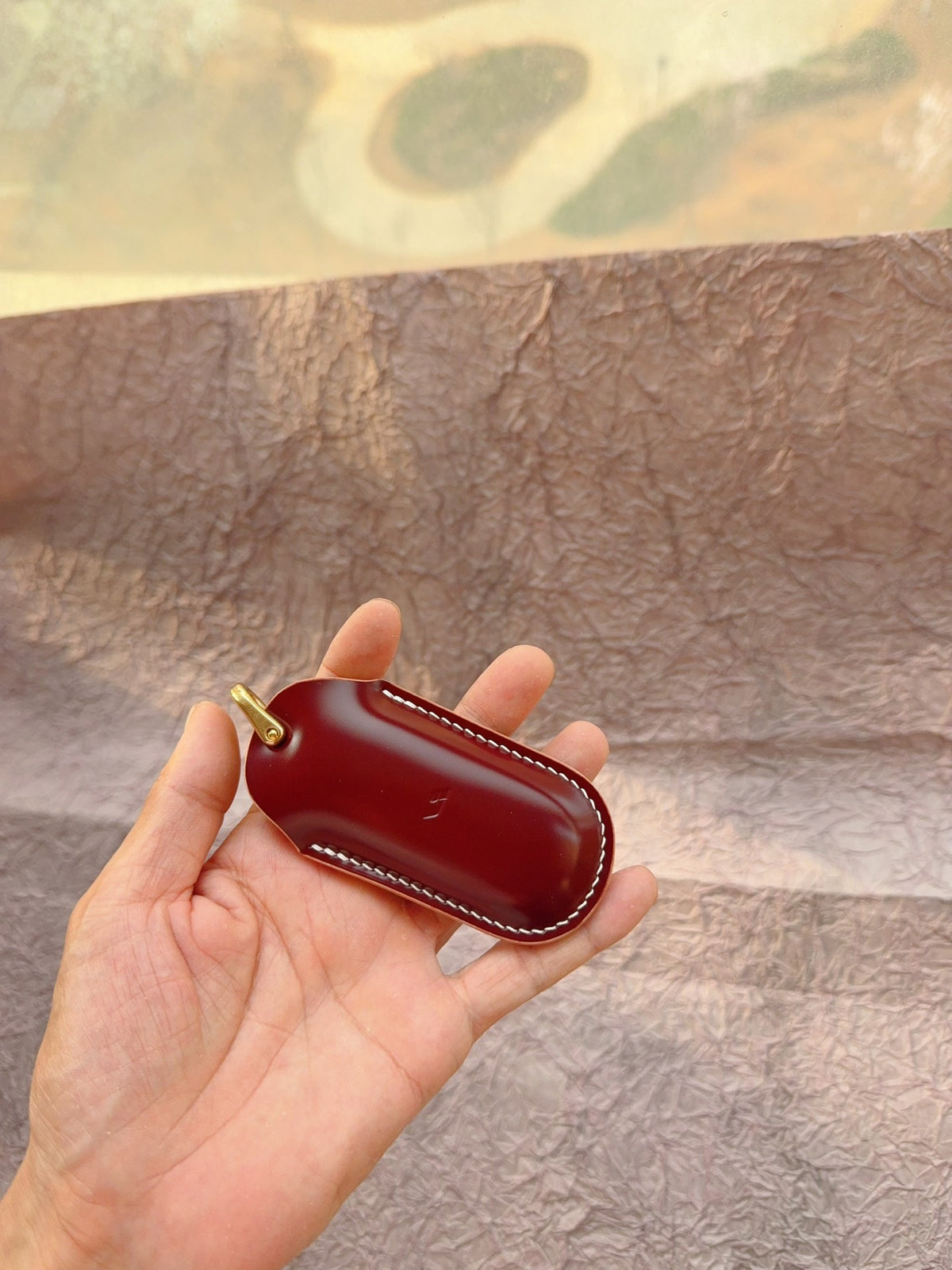 Handmade Shell Cordovan Li Auto Key Case