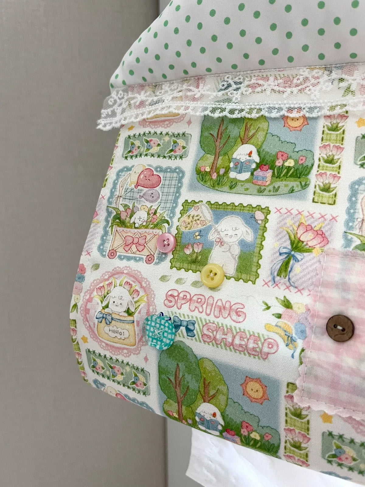 Canvas Tissue Dispenser Bag
