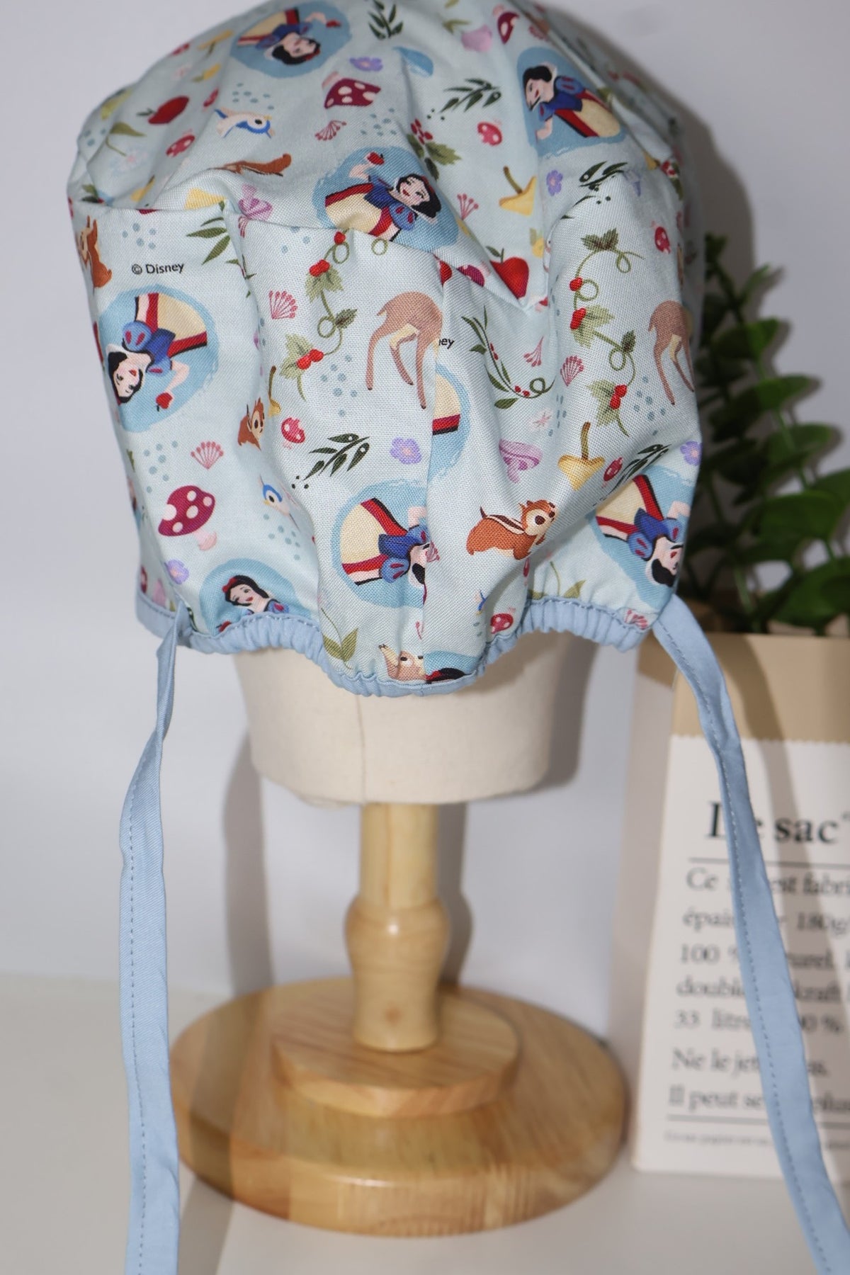 Cotton Snow White Surgical Cap