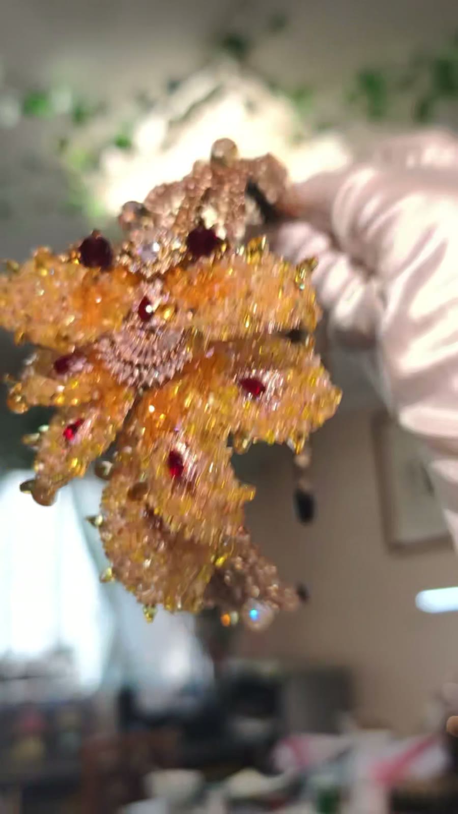 Koi Fish Crystal Hair Clip
