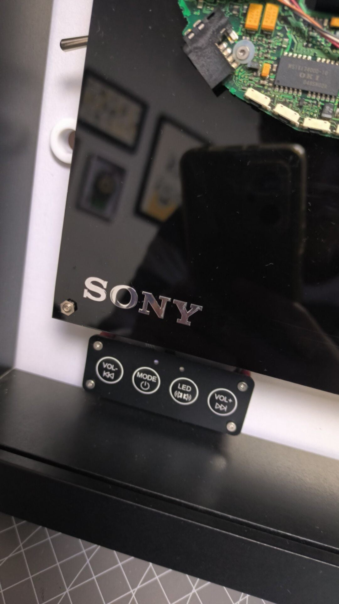 Wall Mounted CD Player Shadow Box Decor