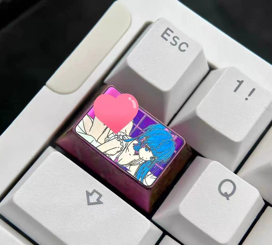 Kamisato Ayaka 1.5u Titanium Alloy Keycap