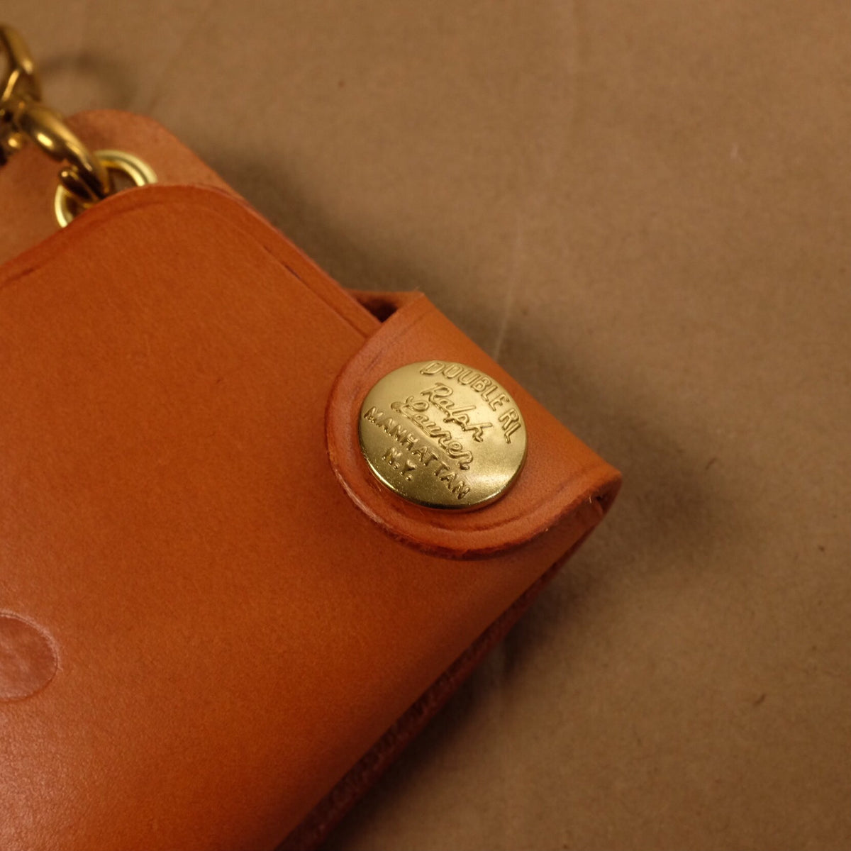 Leather Card Holder with Donald Duck Motif