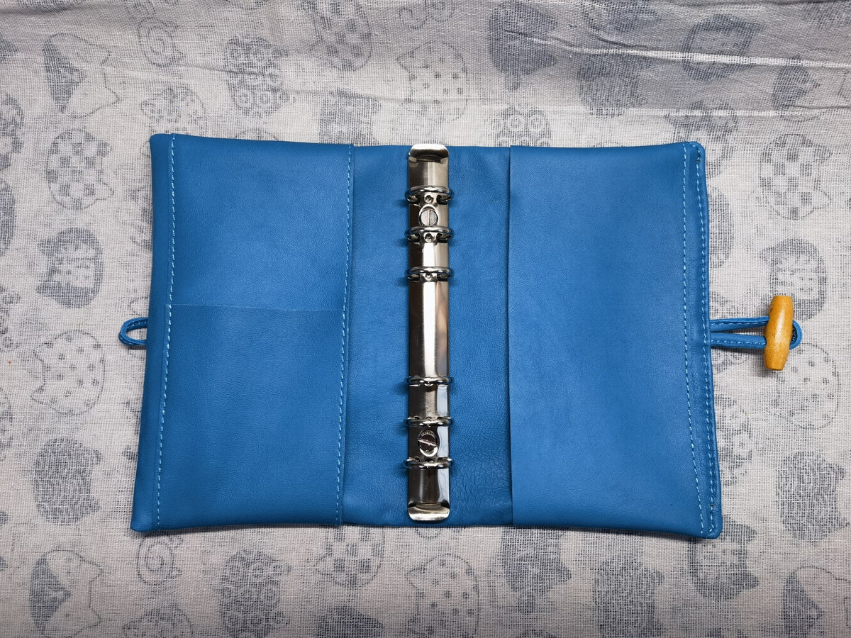 Ashford Style Blue Nappa Leather A6 Journal Cover