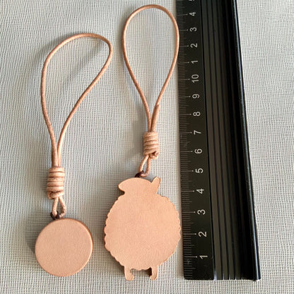 Lychee Leather Charm Set with "nice day" Disc