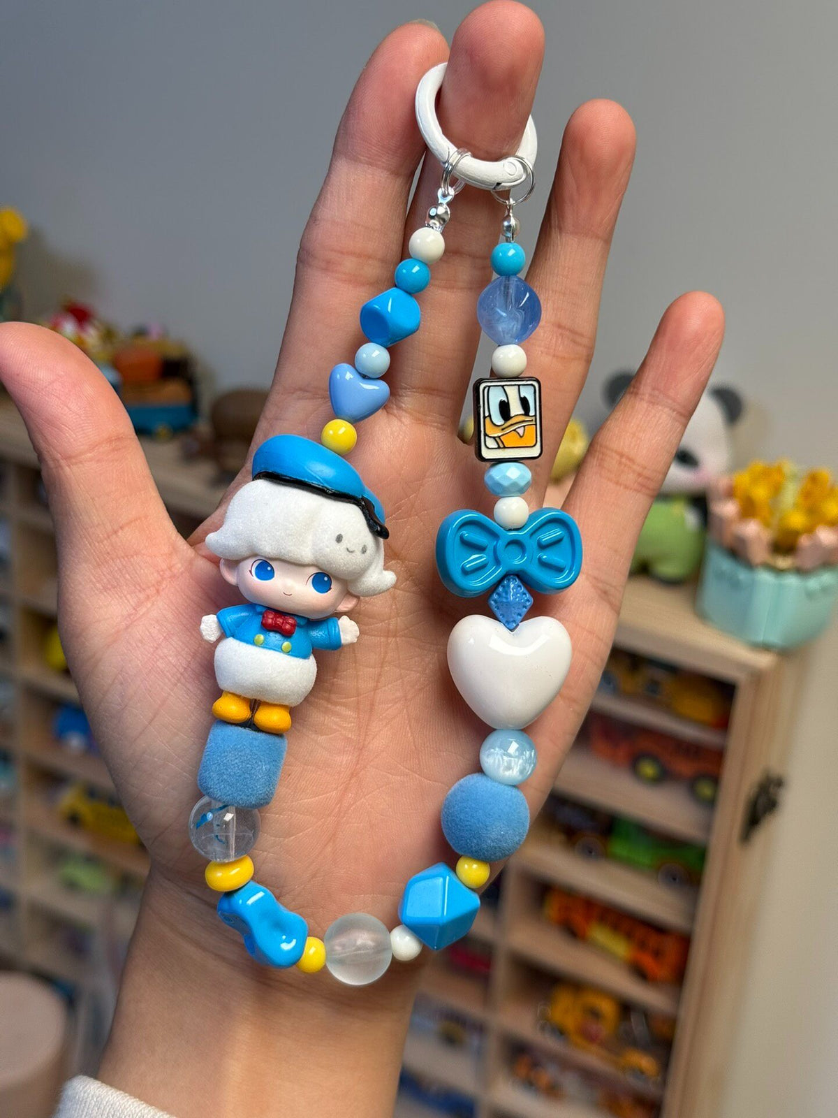 Dimoo Sailor Doll Beaded Phone Chain