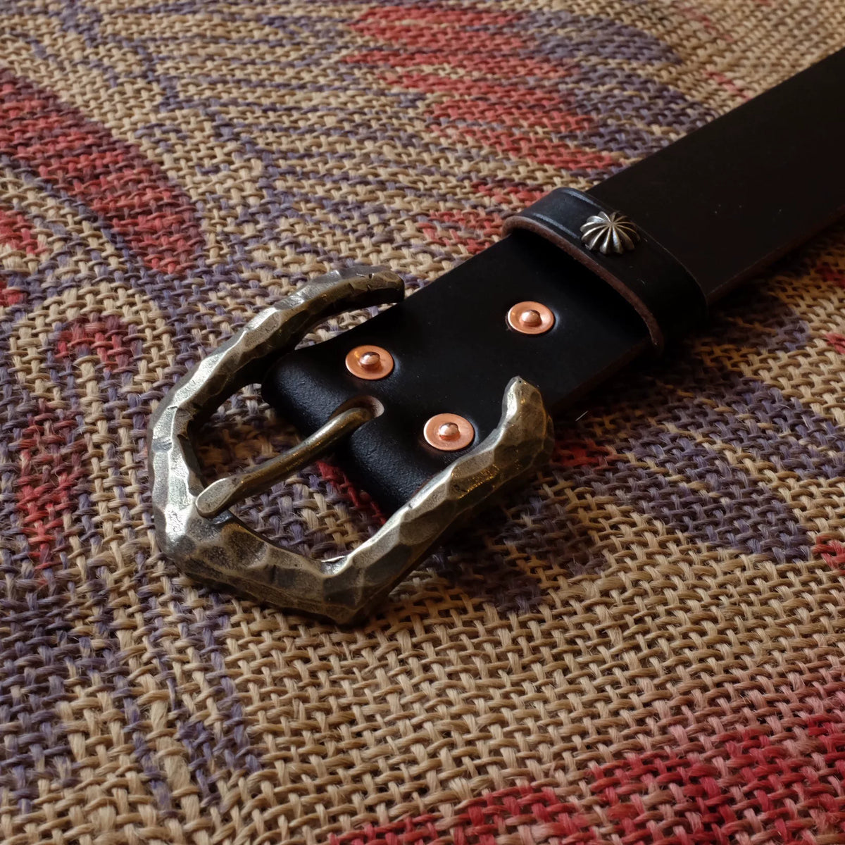 Handmade Horween Chromexcel Black Tea Core Leather Belt
