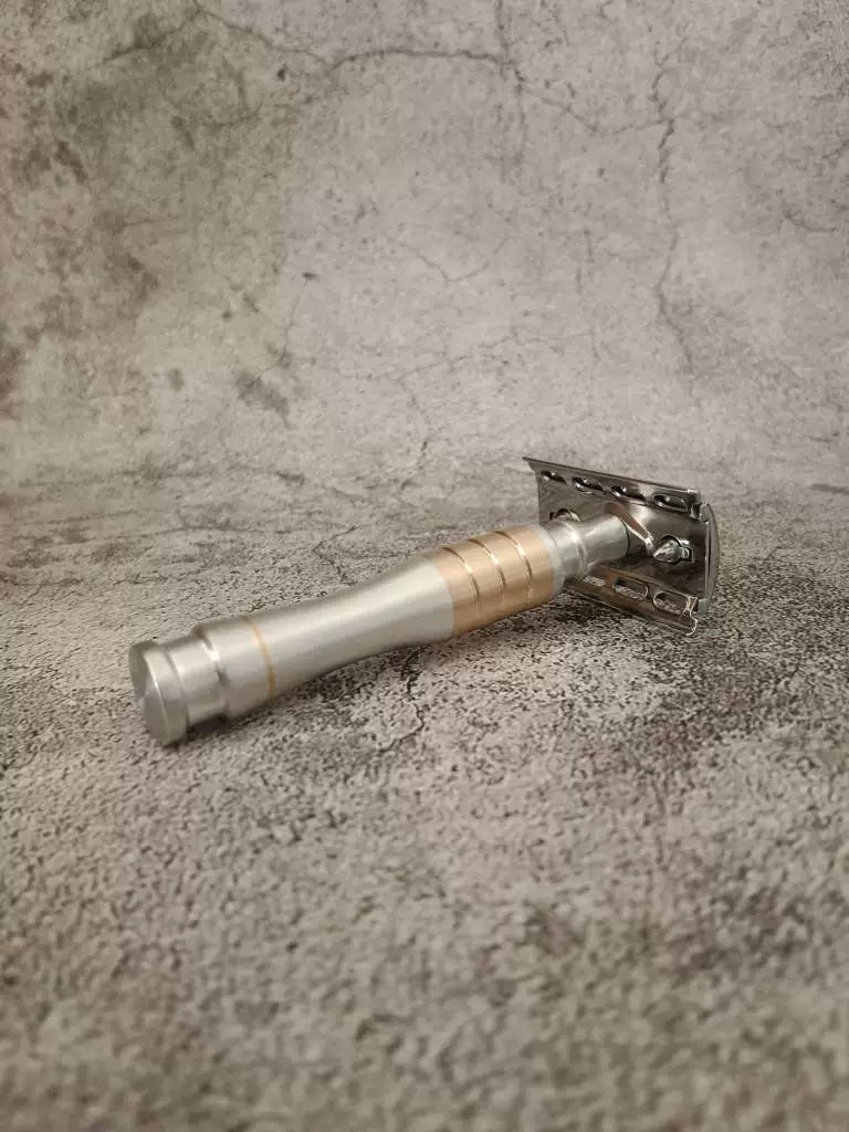 Aluminum Brass Double Edge Safety Razor Handle
