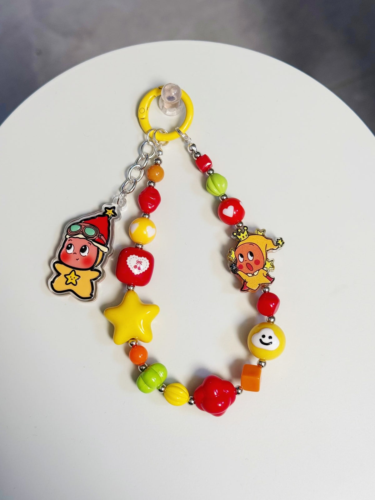 Llavero y correa para móvil de cuentas Star Pilot