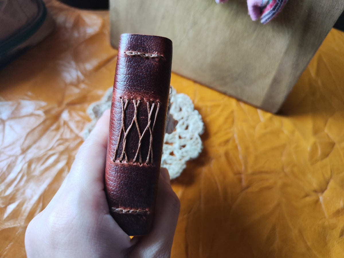 Leather Journal with Kraft Paper Pages