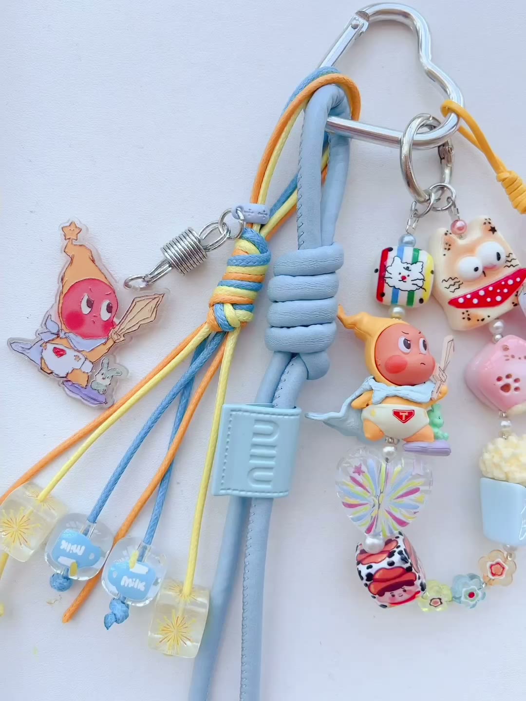 Handcrafted Prince Figure Bag Charm Keychain