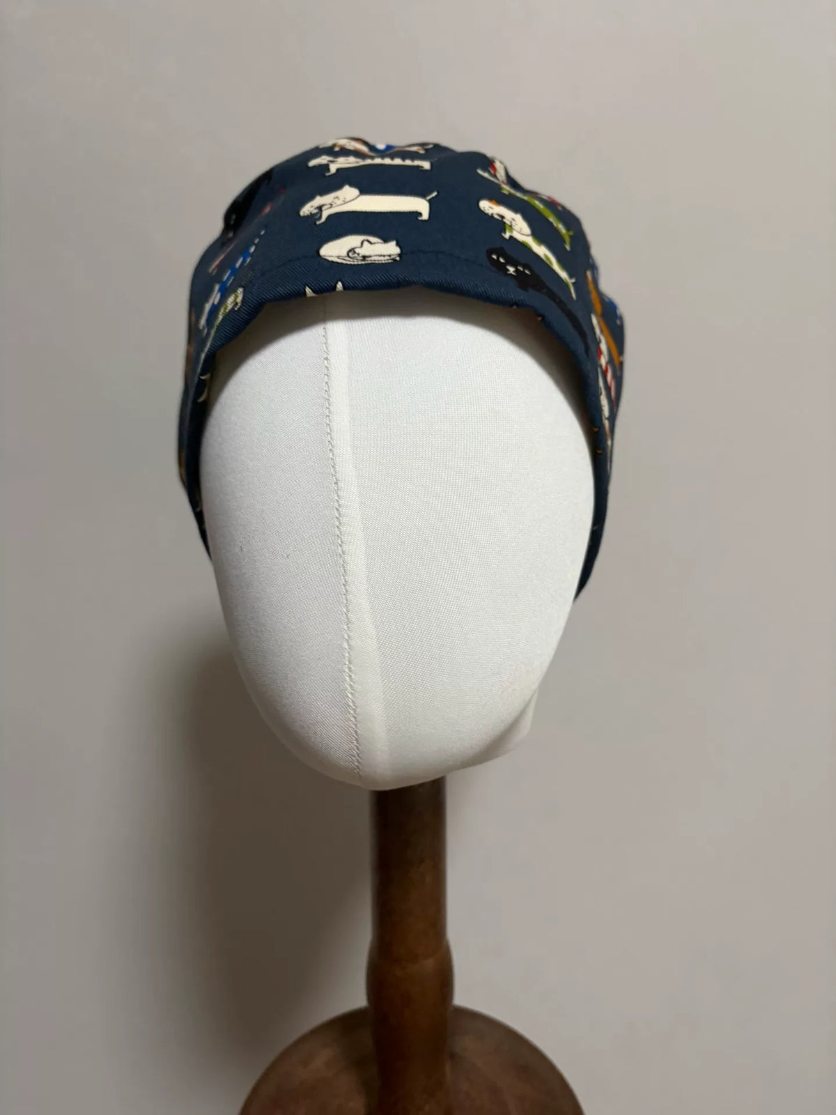 Cotton Surgical Cap Dachshund Print