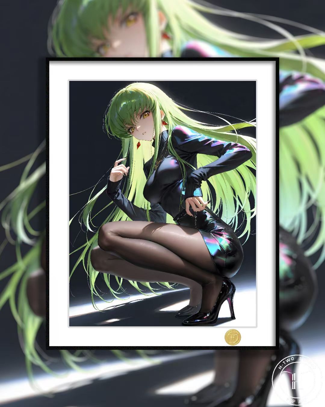 Code Geass C.C. Framed Art Print 40x50cm