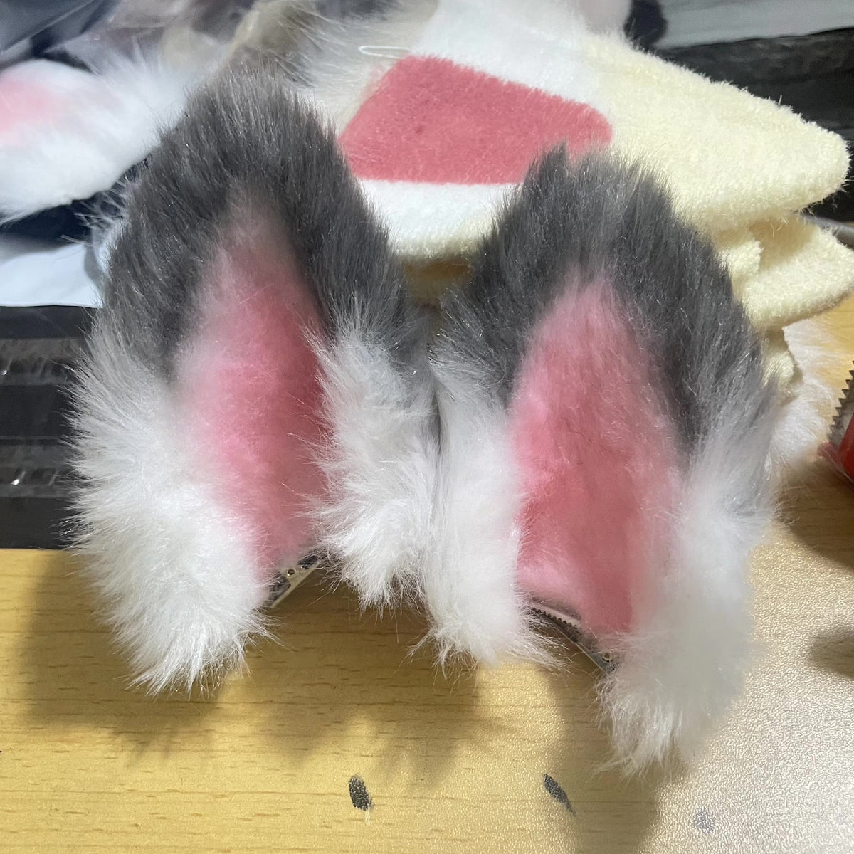Faux Fur-Fuchs-Cosplay-Ohren Paar