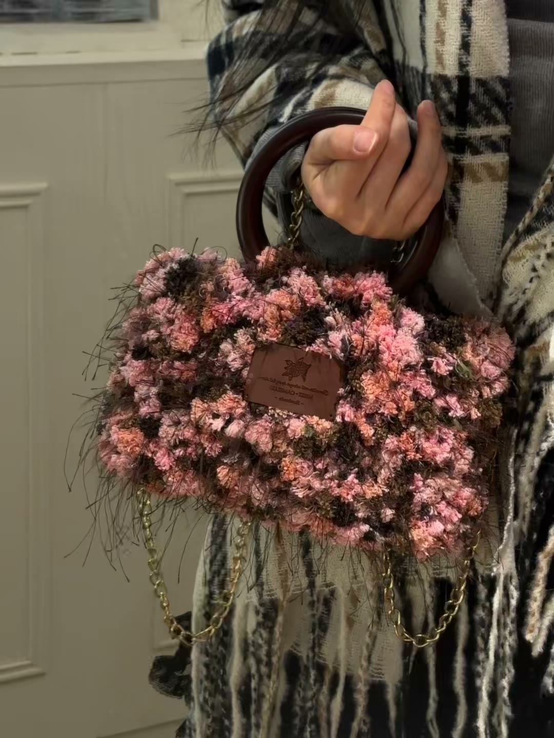 Mala de Mão Crochetada à Mão