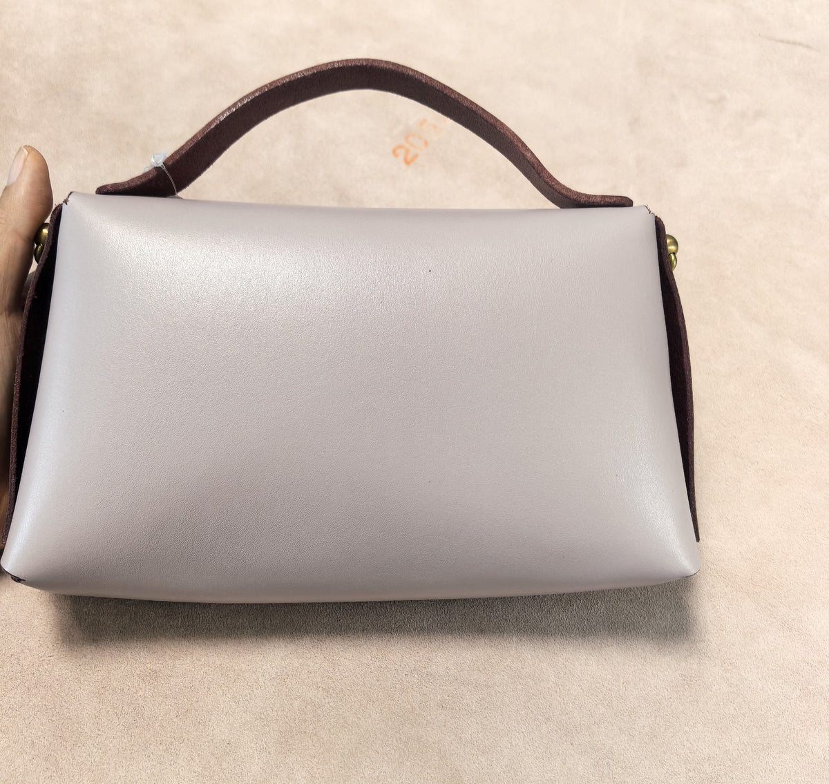 Vegetable Tanned Leather Phone Bag