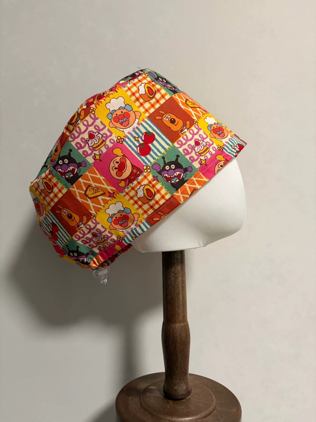 Cartoon Cotton Scrub Cap with Sweatband