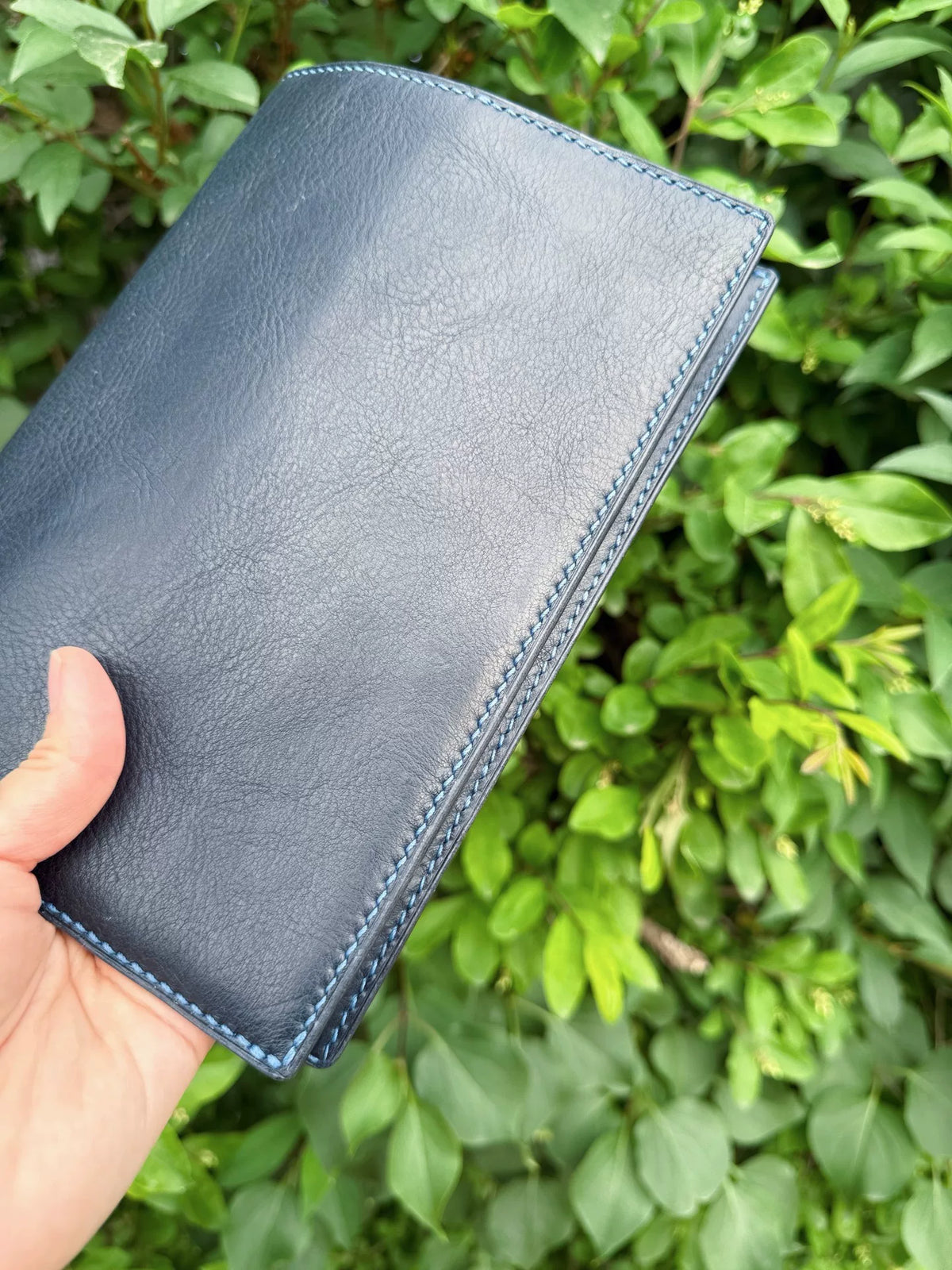 Handmade Midnight Blue A5 Notebook Cover