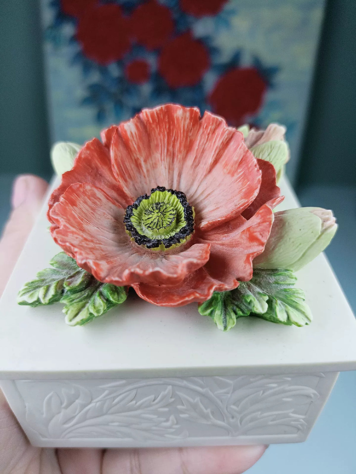 Food Grade Silicone Floral Decorative Box