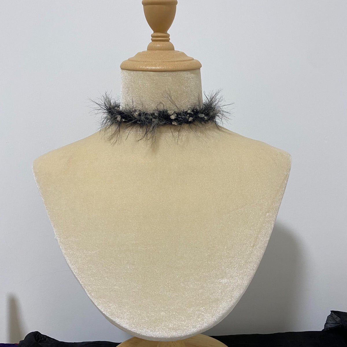 Handcrafted Leopard Print Crochet Choker Necklace