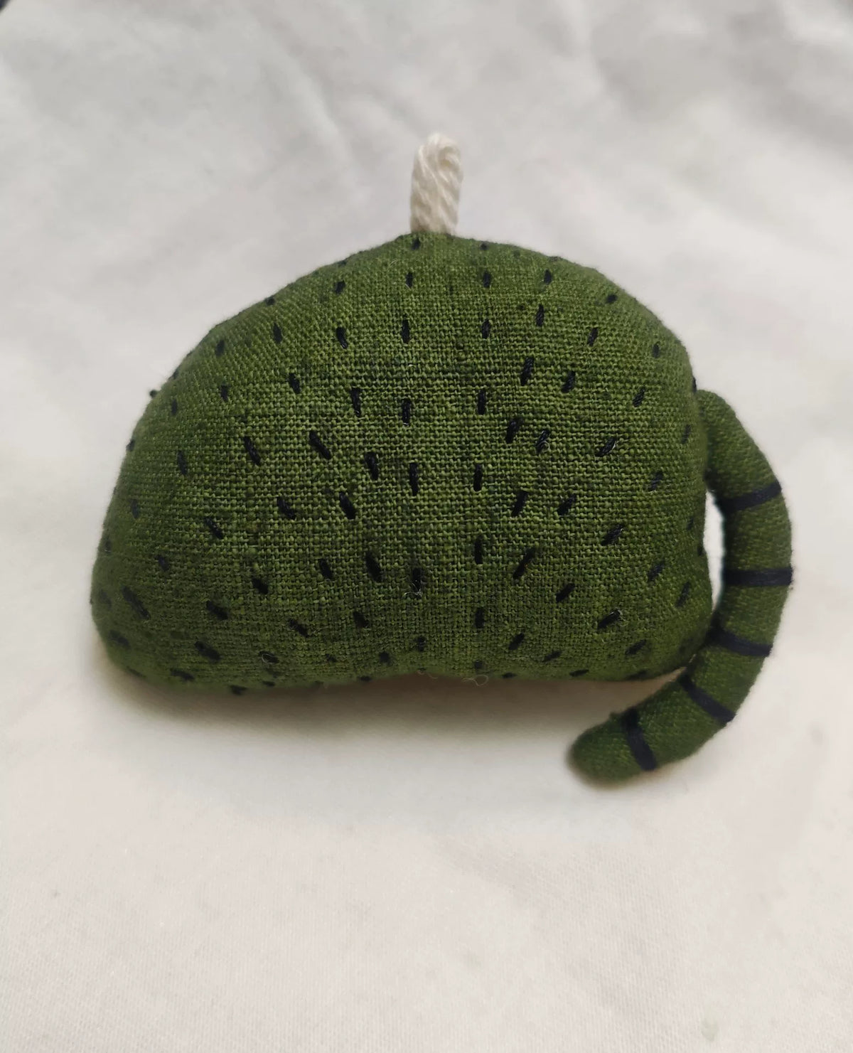 Handmade Cotton Cat Plush Keychain