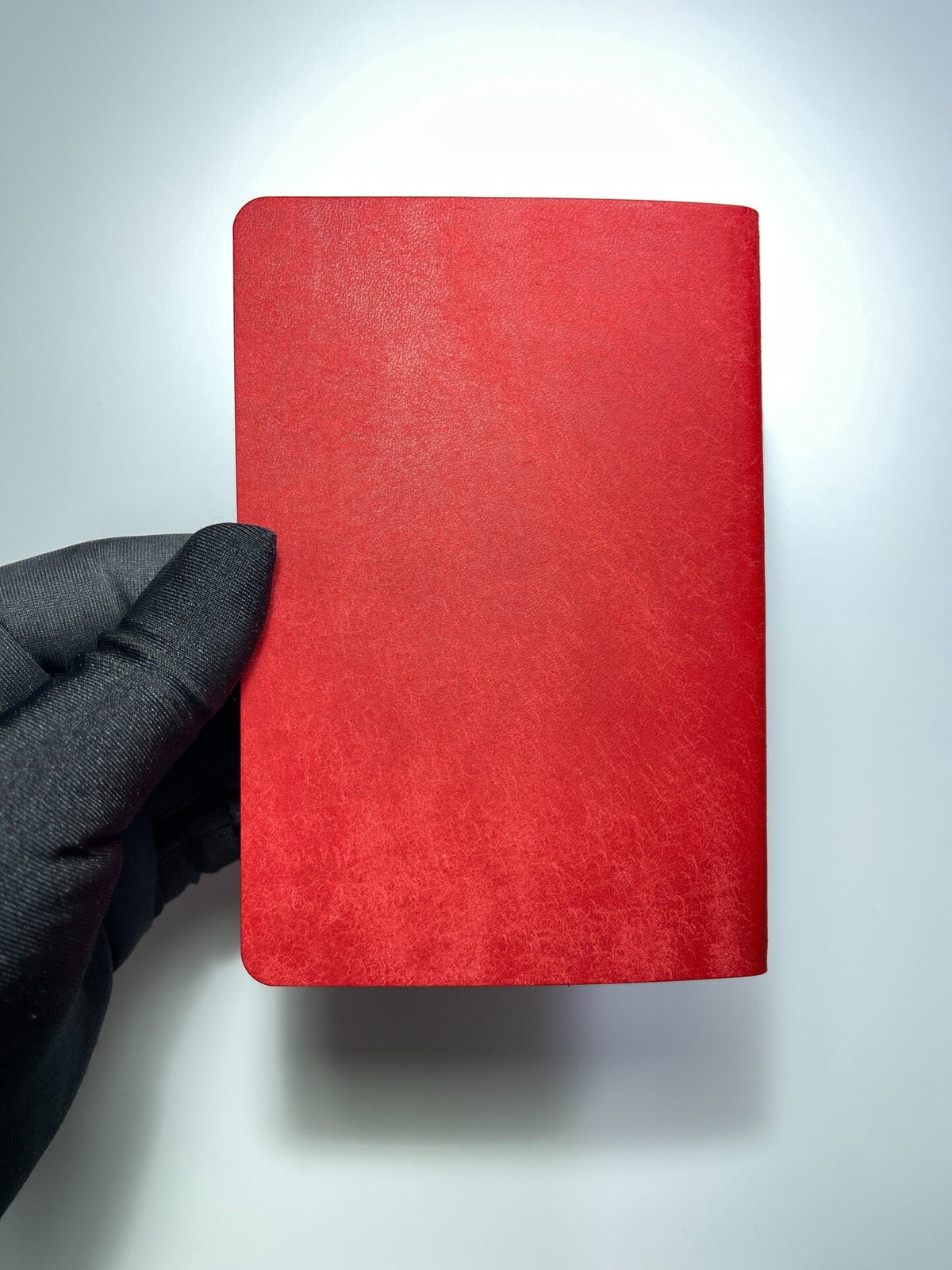 Handmade Red Leather Loose Leaf Notebook
