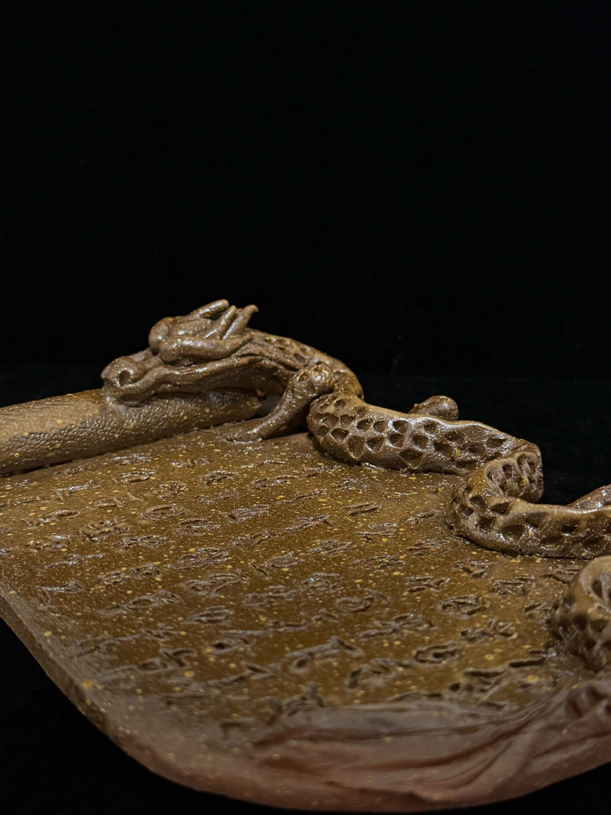 Wood-Fired Oracle Bone Dragon Tea Tray