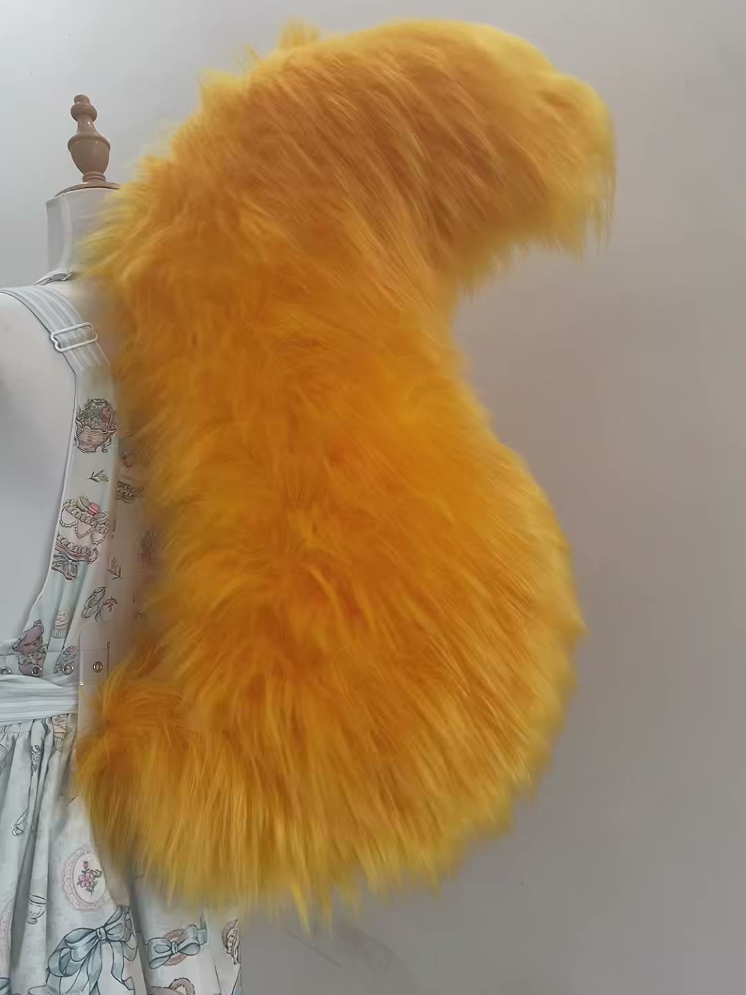 Orange Faux Fur Cosplay Fox Tail