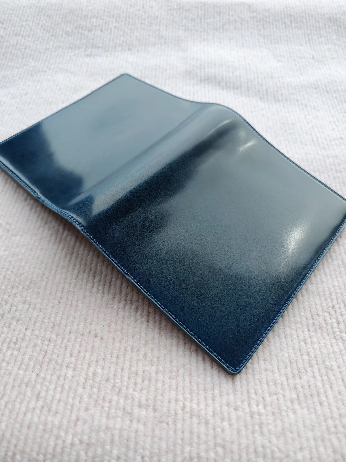 A6 Shell Cordovan Leather Notebook Cover