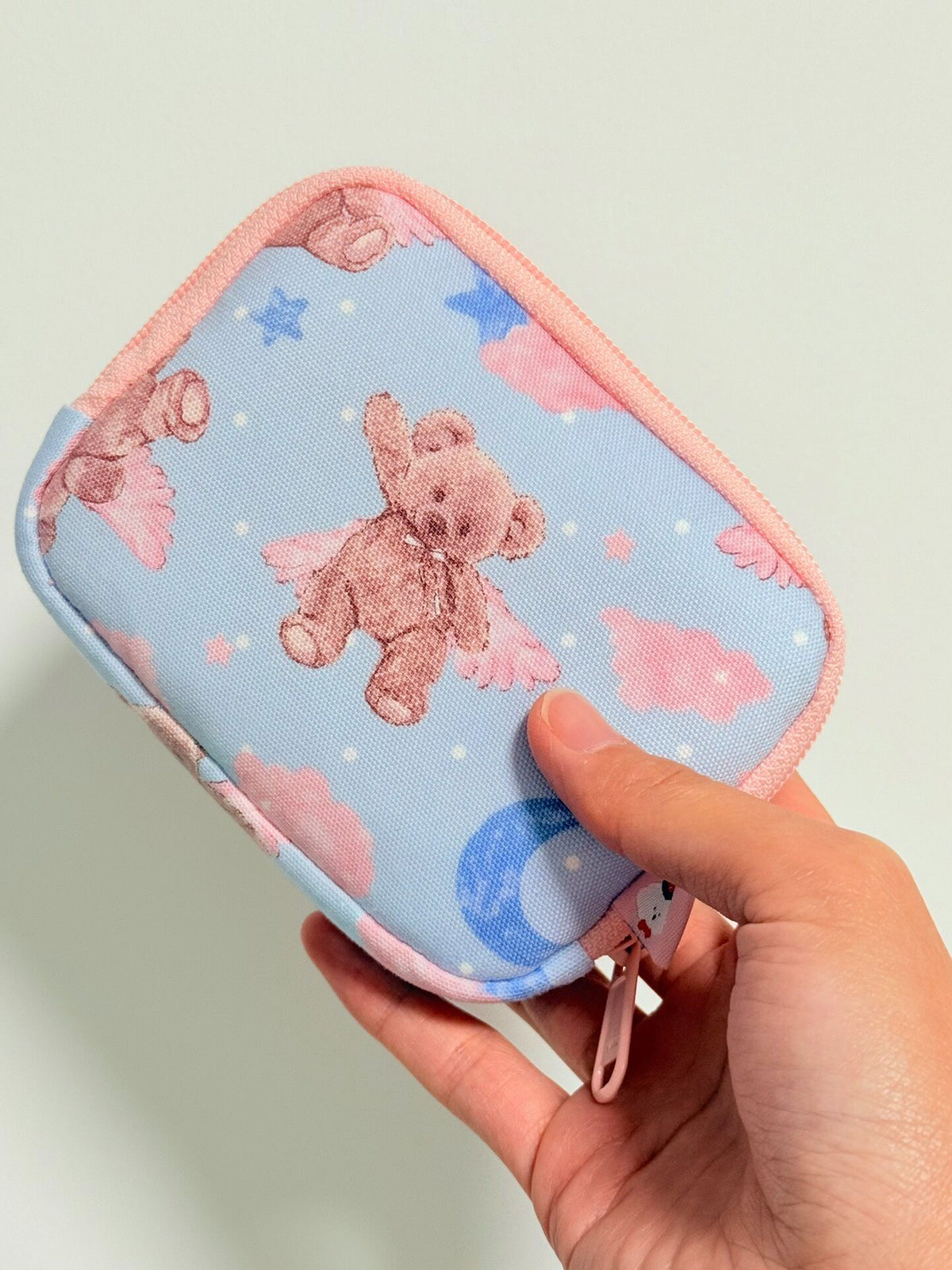 Pouch Bear Print Zipper Case