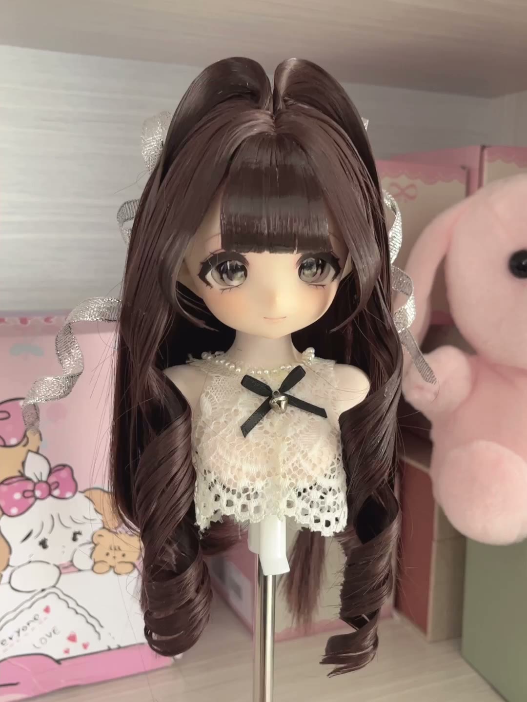 Espresso Brown Full Coverage Doll Wig