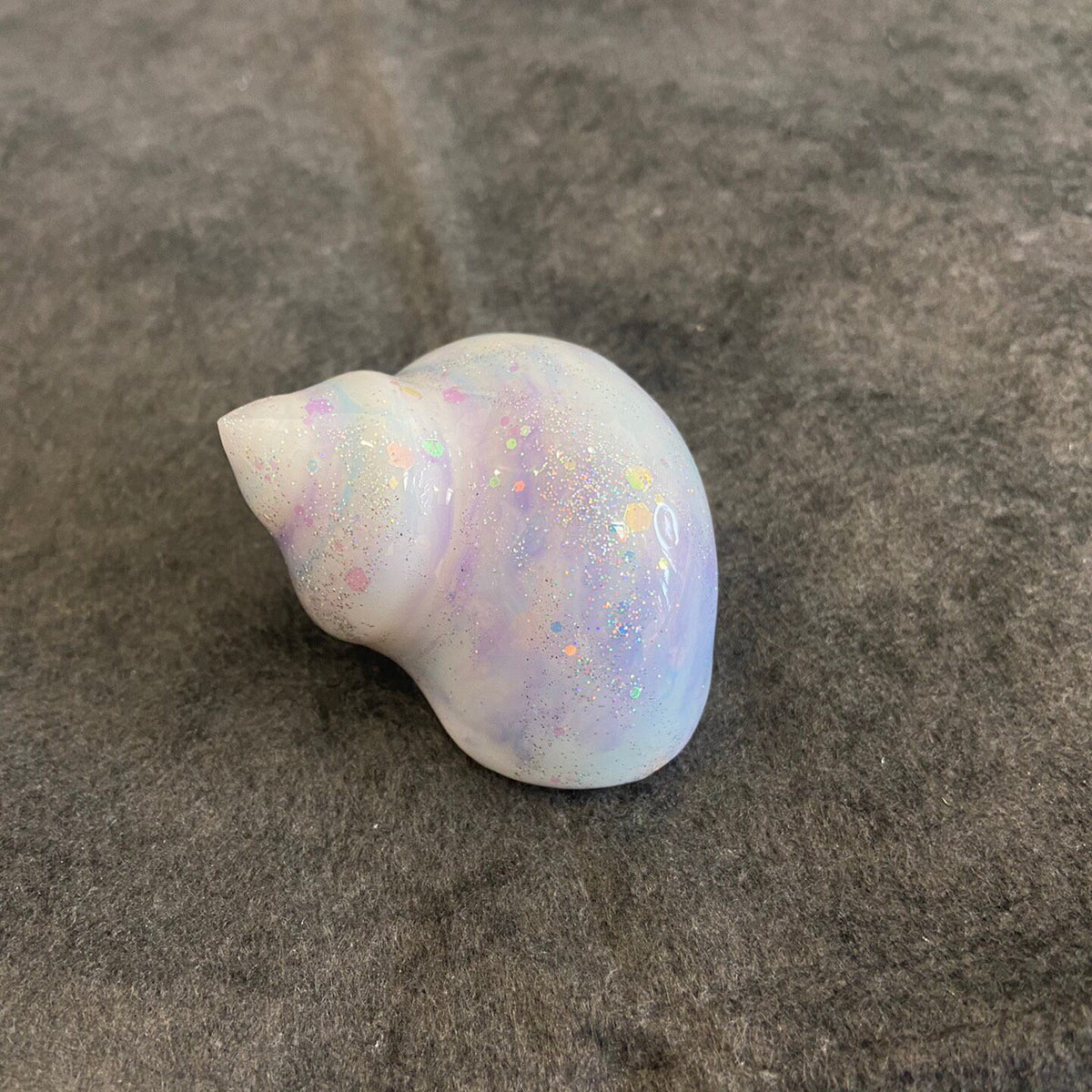 Hermit Crab Shell Pastel Gradient Glitter
