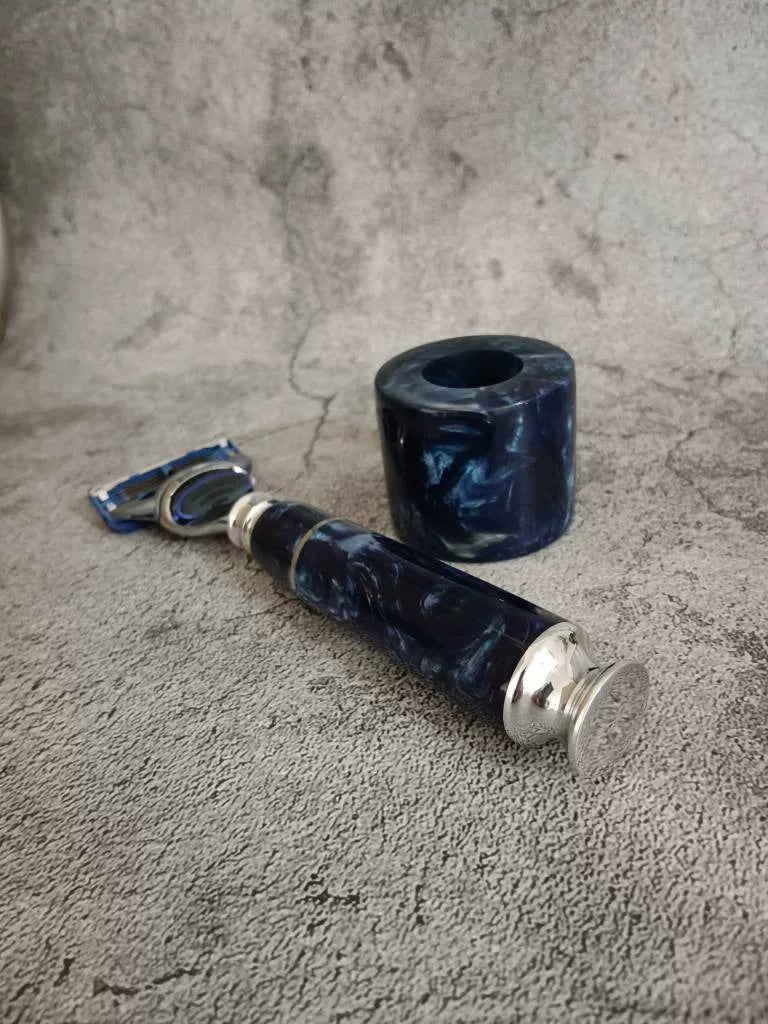 Five Blade Manual Razor Aluminum Resin Handle