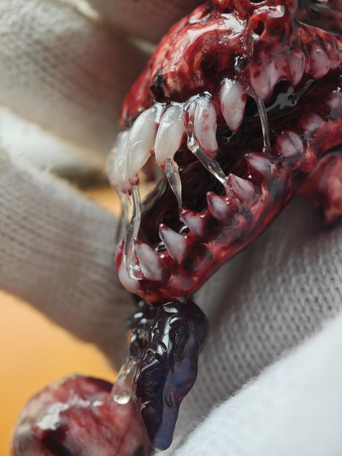 Cthulhu Abyss Tooth Pendant Resin Necklace
