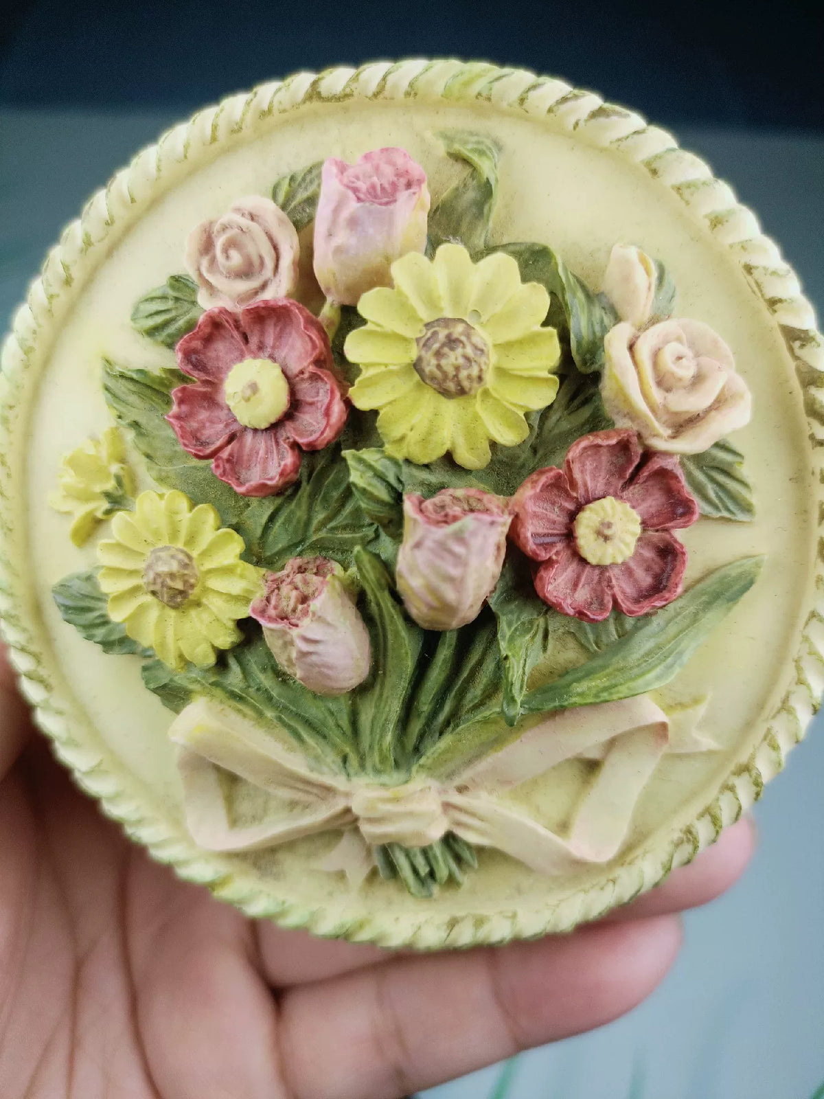 Ronde Siliconen Bloemenboeket Vorm met Dekksel