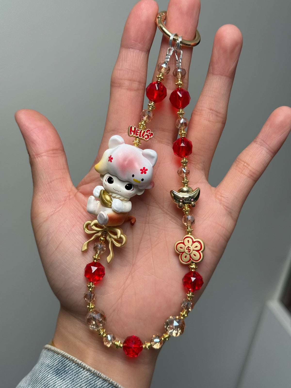 Dragonnet de perles chat de bonheur DIMOO
