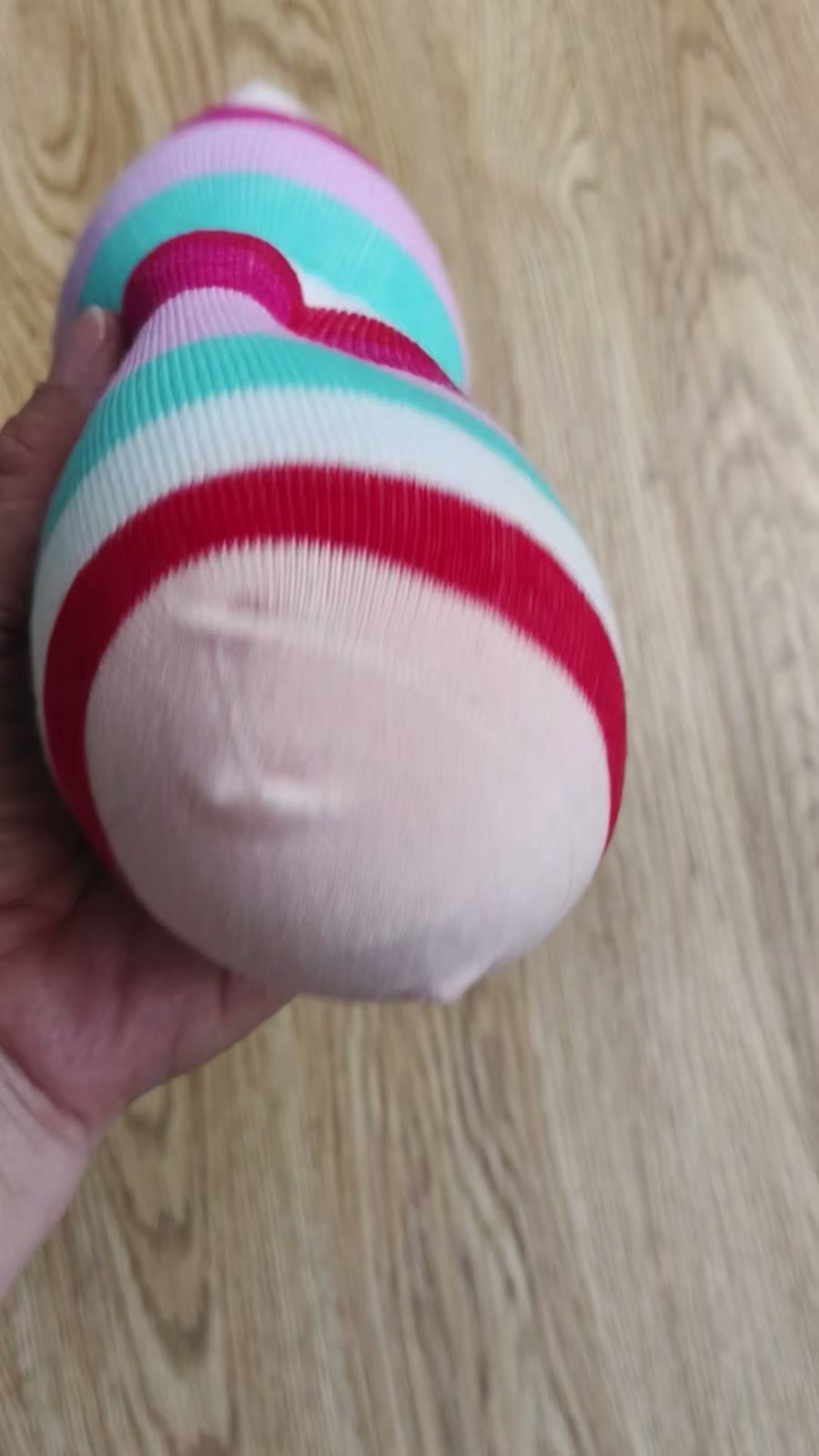ハンドメイド 靴下人形 招き猫 18cm
