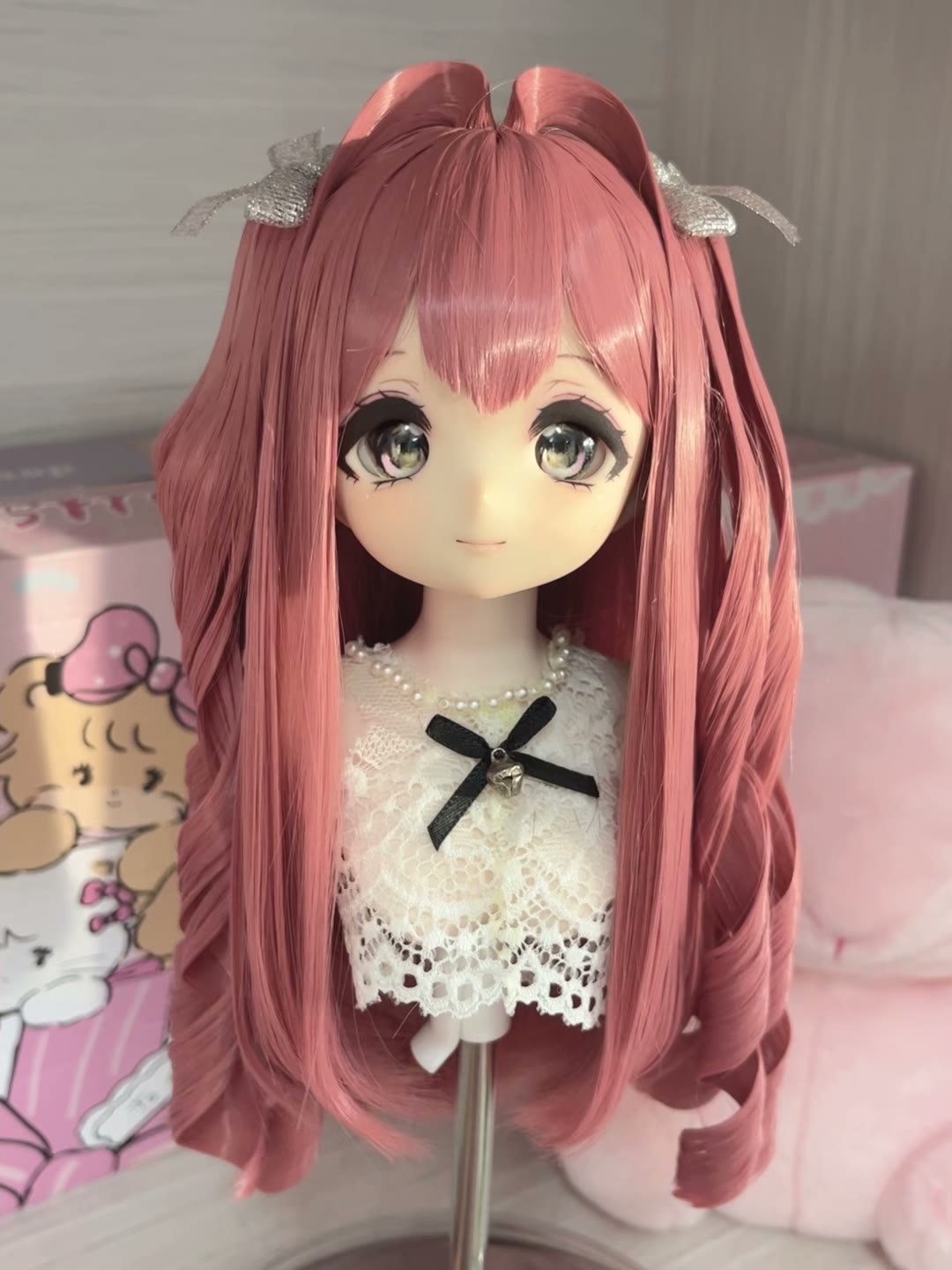 Doll Wig Dusty Rose Anime Style