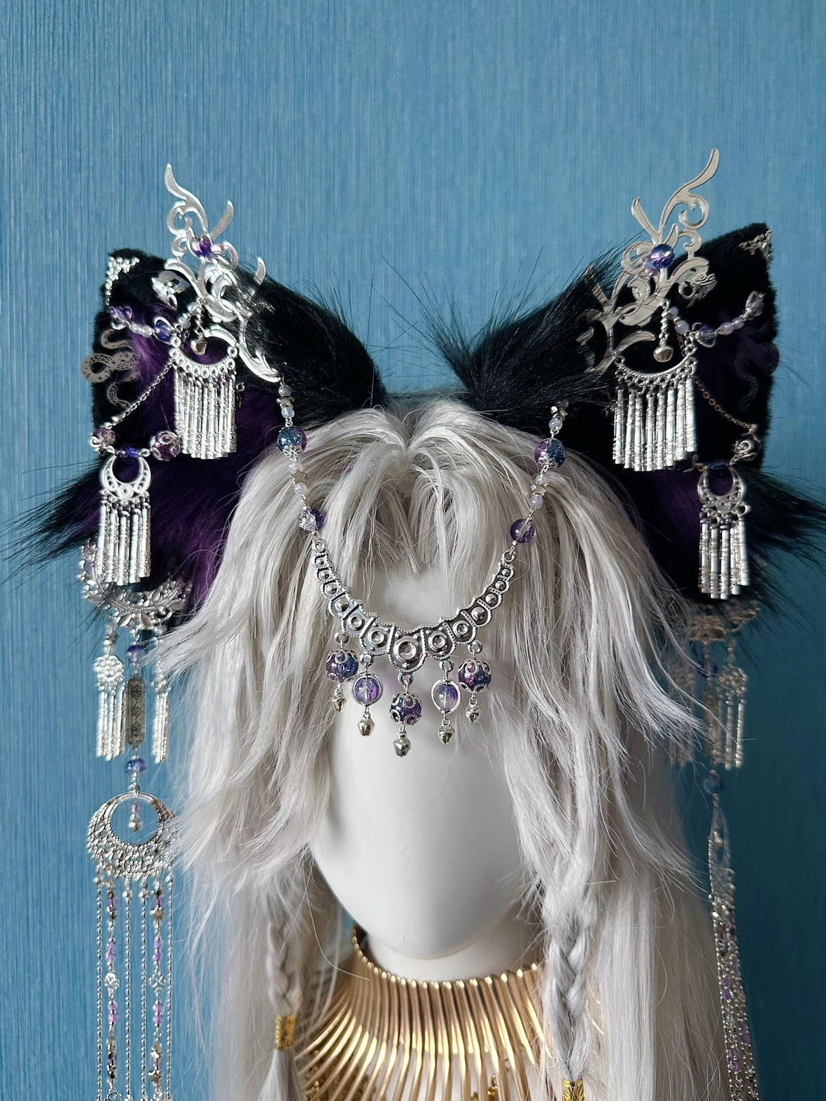Original Beast Ear Headpiece with Snake Motifs