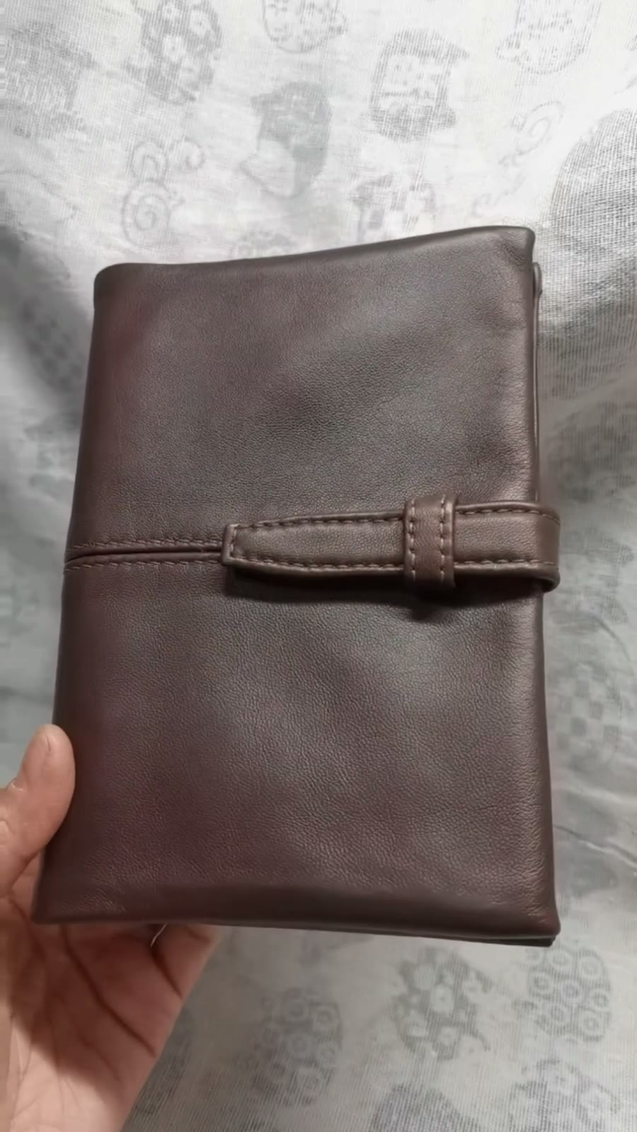 A6 Sheepskin Journal Cover British Style
